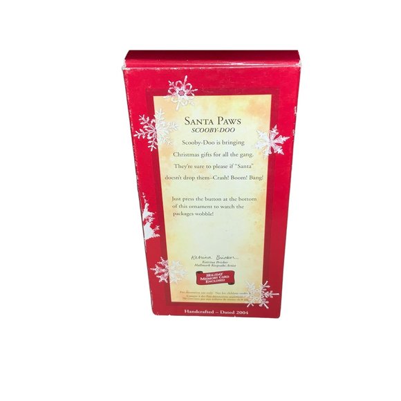 Hallmark Scooby Doo Santa Paws Christmas Ornament - Picture 13 of 16